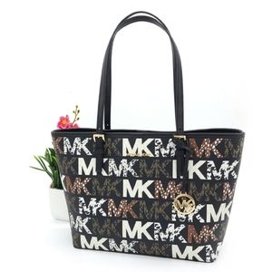 Michael Kors Jet Set MD Carryall Tote Black